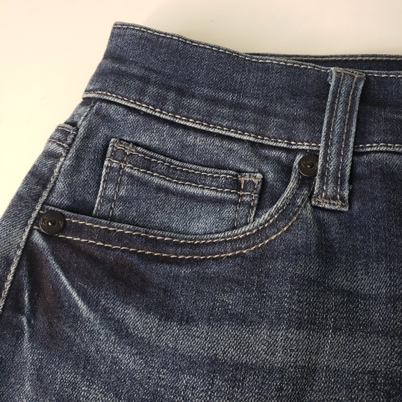 Kendall and Kylie Denim Highline Tourist Frayed Dark Wash Celebrity Design Mini - Picture 8 of 13